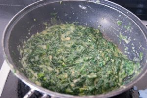 Espinacas a la crema