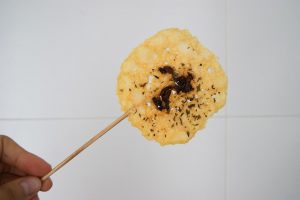 Piruletas de queso parmesano