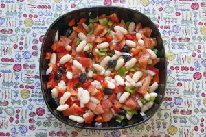 ensalada de alubias de bote