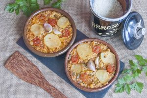 receta de arroz al horno con verduras