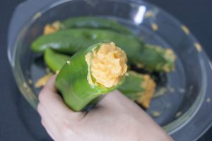 pimientos verdes rellenos
