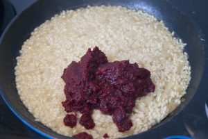 risotto de remolacha