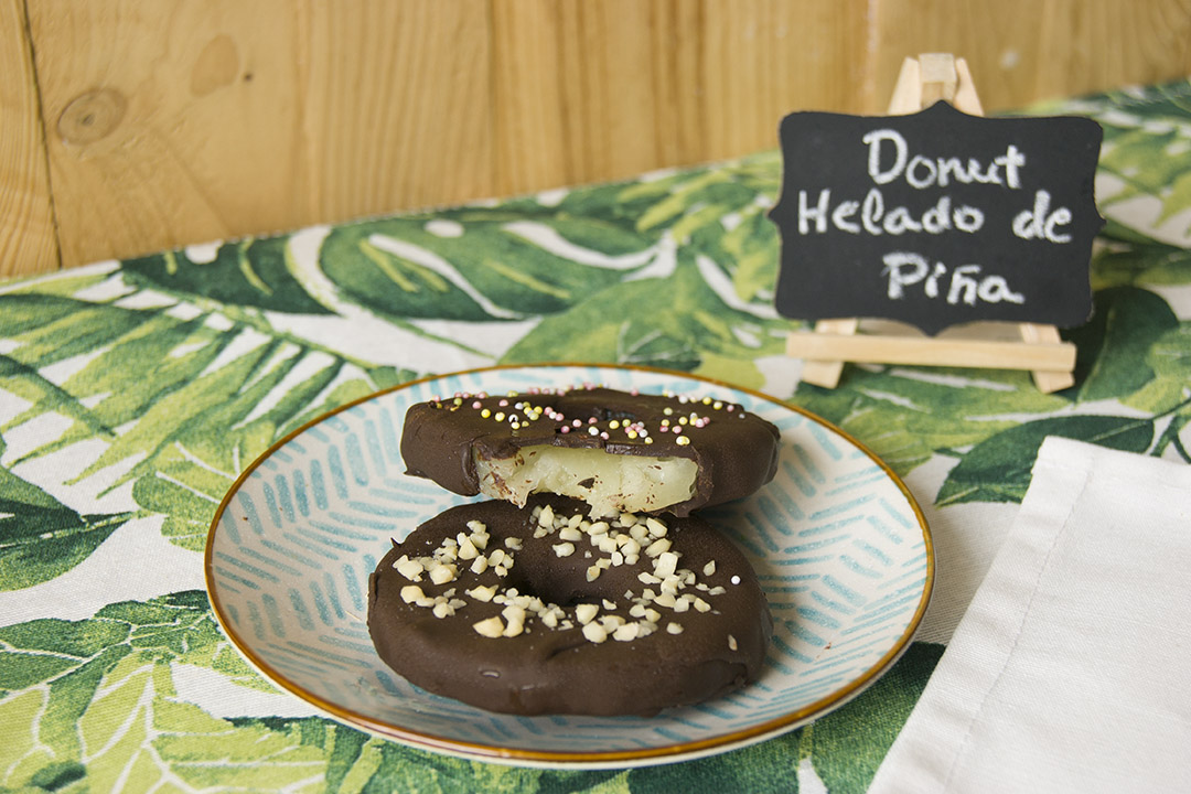 Piña helada con chocolate - Verde que te como verde